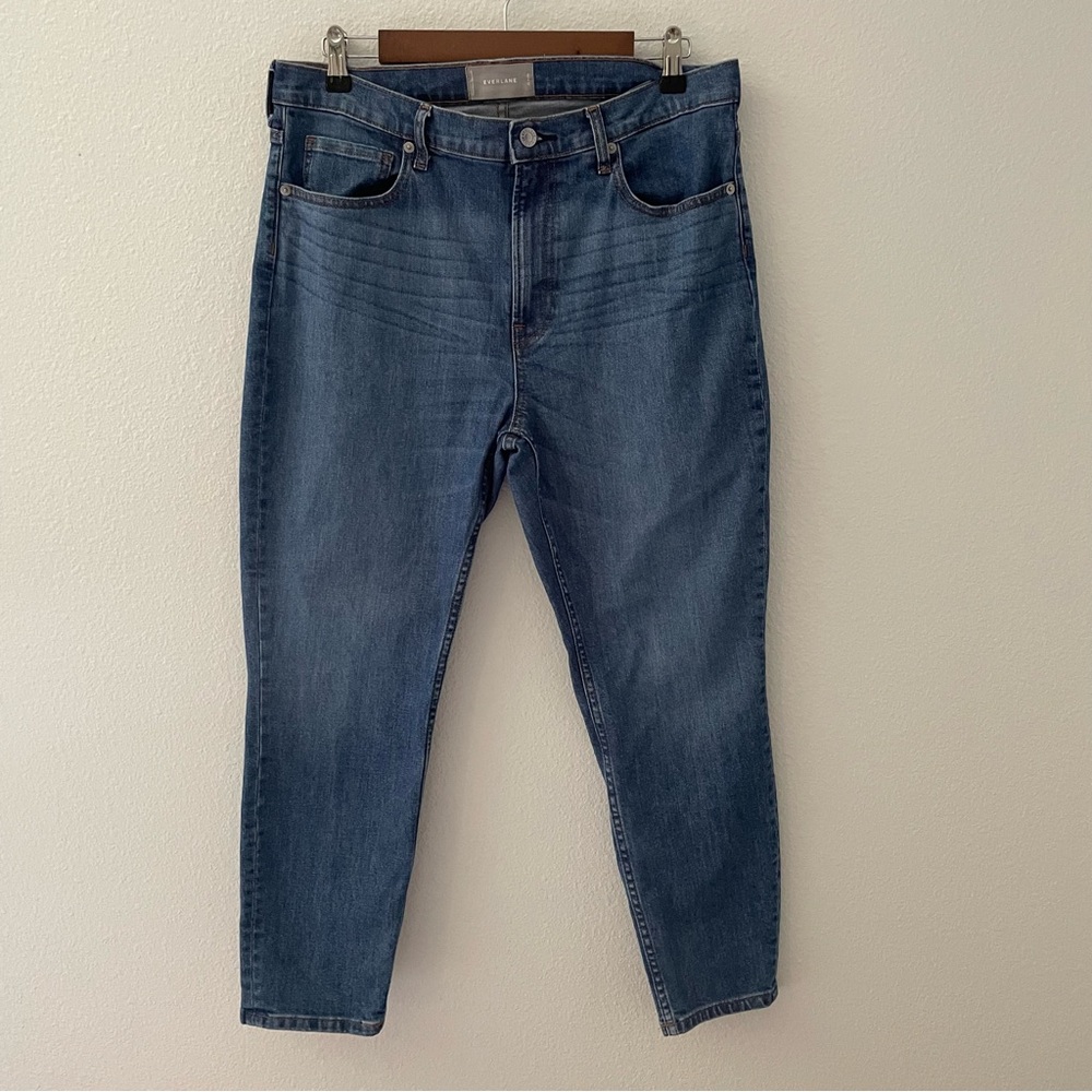 Everlane Women's Size 32 Ankle High Rise Tapered Leg Cotton Jeans